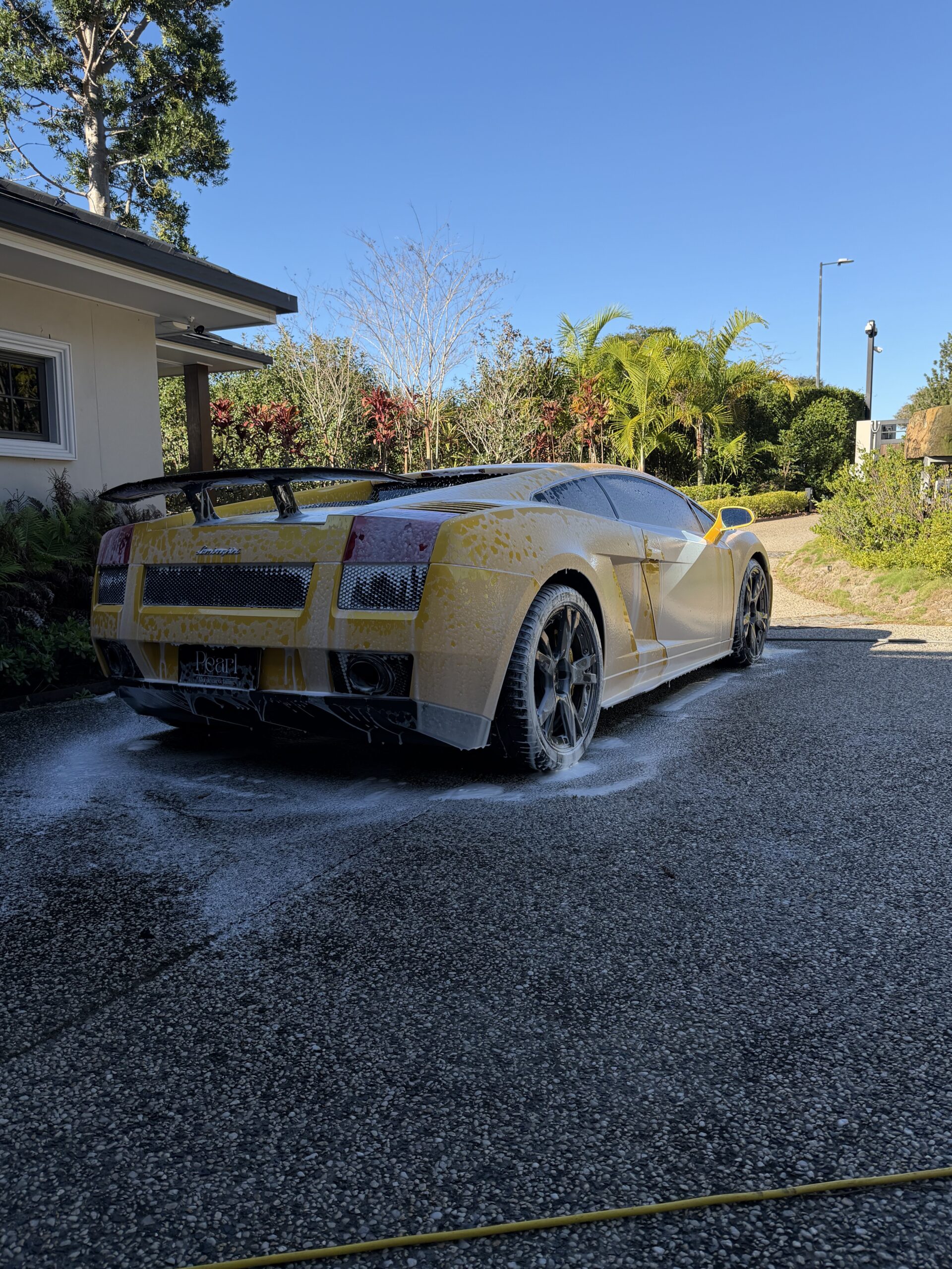 Lamborghini detailing by mobile car detailing Brisbane